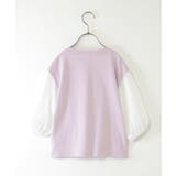 袖布帛シャーリング7分Tシャツ(120~160cm) | ikka | 詳細画像21