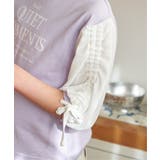 袖布帛シャーリング7分Tシャツ(120~160cm) | ikka | 詳細画像5