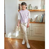 袖布帛シャーリング7分Tシャツ(120~160cm) | ikka | 詳細画像7