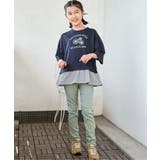 裾布帛フリル7分袖Tトレ(120~160cm) | ikka | 詳細画像9