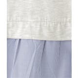 裾布帛フリル7分袖Tトレ(120~160cm) | ikka | 詳細画像18