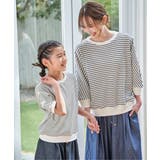 【親子コーデ】 フライス袖リボンドルマンプルオーバー (120cm~160cm) | ikka  | 詳細画像8 