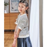 【親子コーデ】 フライス袖リボンドルマンプルオーバー (120cm~160cm) | ikka  | 詳細画像1 