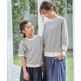 【親子コーデ】 フライス袖リボンドルマンプルオーバー (120cm~160cm) | ikka  | 詳細画像7 