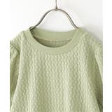 【親子コーデ】 ジャカードパフ袖プルオーバー (120cm~160cm) | ikka  | 詳細画像11 