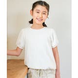 【親子コーデ】 ジャカードパフ袖プルオーバー (120cm~160cm) | ikka  | 詳細画像1 