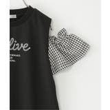 袖チェックロープロゴプリントTシャツ(120~160cm) | ikka | 詳細画像3
