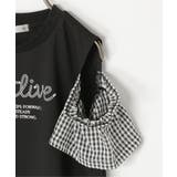 袖チェックロープロゴプリントTシャツ(120~160cm) | ikka | 詳細画像4
