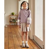 袖ファー花モチーフ付裏毛プルオーバー（120~160cm） | ikka  | 詳細画像16 