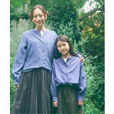【親子コーデ】マルチWAYバンドカラーシャツ(110~160cm) | ikka | 詳細画像1
