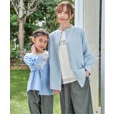 【親子コーデ】ロゴTドッキングドッキングブラウス(120~160cm) | ikka | 詳細画像9