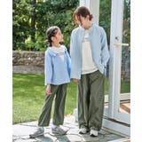 【親子コーデ】ロゴTドッキングドッキングブラウス(120~160cm) | ikka | 詳細画像10