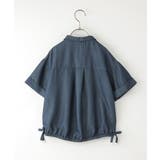 【親子コーデ】 裾シャーリングシャツ (110cm~160cm) | ikka  | 詳細画像9 