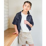 【親子コーデ】 裾シャーリングシャツ (110cm~160cm) | ikka  | 詳細画像2 