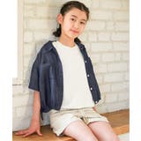【親子コーデ】 裾シャーリングシャツ (110cm~160cm) | ikka  | 詳細画像4 