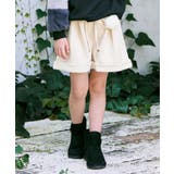 フェイクスエードポンポン付きハーフパンツ(120~160cm) | ikka | 詳細画像2