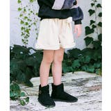 フェイクスエードポンポン付きハーフパンツ(120~160cm) | ikka | 詳細画像3