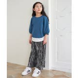 【親子おそろい】さらっとプリーツワイドパンツ(120~160cm) | ikka | 詳細画像4