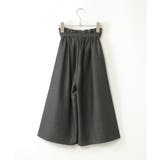 【メディア紹介商品】TRベルト付きタックワイドパンツ（120~160cm） | ikka  | 詳細画像9 