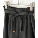 【メディア紹介商品】TRベルト付きタックワイドパンツ（120~160cm） | ikka  | 詳細画像10 
