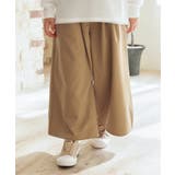 【メディア紹介商品】TRベルト付きタックワイドパンツ（120~160cm） | ikka  | 詳細画像1 