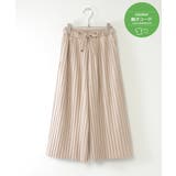 オフホワイト | 【親子コーデ】スエード風プリーツパンツ（120~160cm） | ikka 