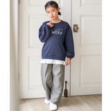 レースアップワイドパンツ（120~160cm） | ikka  | 詳細画像17 