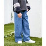 レースアップワイドパンツ（120~160cm） | ikka  | 詳細画像2 