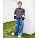 レースアップワイドパンツ（120~160cm） | ikka  | 詳細画像5 