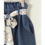 スカーフベルト付きバレルデニムパンツ | ikka  | 詳細画像4 