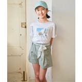 さらっとスカーフ付きタックキュロット（120~160cm） | ikka  | 詳細画像2 