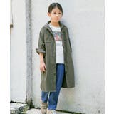 【親子コーデ】8分袖スキッパーシャツワンピース(120~160cm) | ikka | 詳細画像2