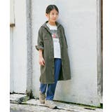 【親子コーデ】8分袖スキッパーシャツワンピース(120~160cm) | ikka | 詳細画像3