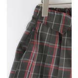 【親子おそろい】ポンポン付きチェックタックキュロット(120~160cm) | ikka | 詳細画像5