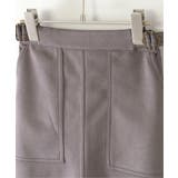 フェイクスエードベイカーロングスカート（120~160cm） | ikka  | 詳細画像4 