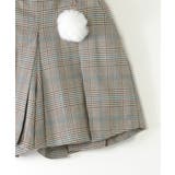 ポンポン付きチェックタックキュロット（120~160cm）  | ikka  | 詳細画像8 