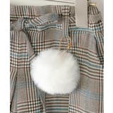 ポンポン付きチェックタックキュロット（120~160cm）  | ikka  | 詳細画像7 