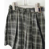 サイド切り替えタックチェックスカート（120~160cm） | ikka  | 詳細画像3 