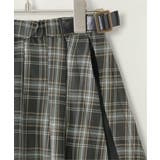 サイド切り替えタックチェックスカート（120~160cm） | ikka  | 詳細画像4 