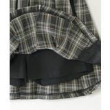 サイド切り替えタックチェックスカート（120~160cm） | ikka  | 詳細画像7 