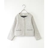 【親子コーデ】ツイード風ジャケットワンピースセット（120~150cm） | ikka  | 詳細画像12 