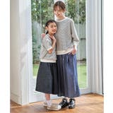 ライトデニムボリュームスカーチョ（120~160cm） | ikka  | 詳細画像13 