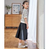 ライトデニムボリュームスカーチョ（120~160cm） | ikka  | 詳細画像4 