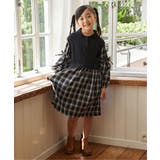 ショールベストレイヤーチェックワンピース（120~160cm） | ikka  | 詳細画像6 