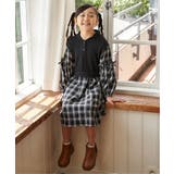 ショールベストレイヤーチェックワンピース（120~160cm） | ikka  | 詳細画像7 
