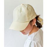 シャンブレー後ろ花リボンキャップ | ikka  | 詳細画像2 