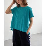 ターコイズブルー | ペイズリー刺繍ブラウス | Lbc with Life