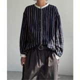 ネイビーブルー | クレリックパイピングシャツ | Lbc with Life