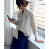 ライトグレー | ミニロゴ刺繍オーバーシャツ | Lbc with Life