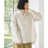 ミニロゴ刺繍オーバーシャツ | Lbc with Life | 詳細画像9 